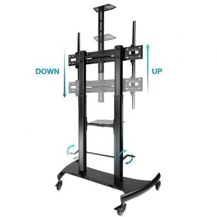 TOOQ Soporte suelo ruedas regulable "ARES" 60-100" TOOQ Soporte suelo ruedas regulable "ARES" 60-100"